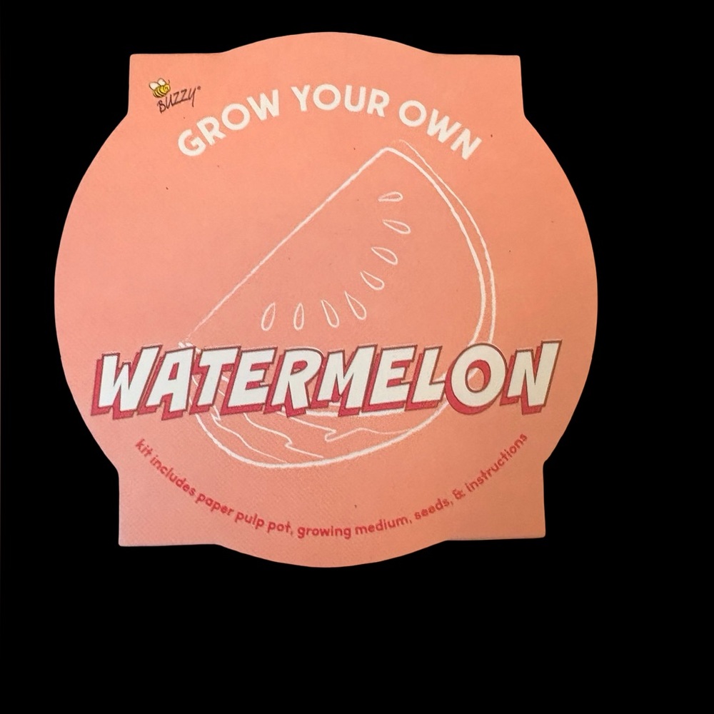 Buzzy Grow Your Own Watermelon seed kit